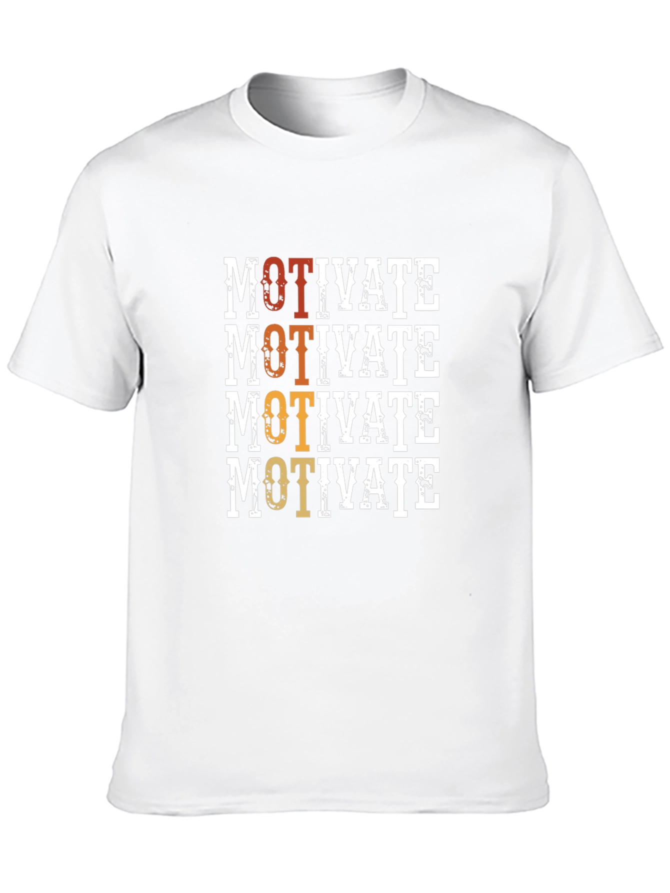 Motivate Graphic T-Shirt - Black Motivational Design
