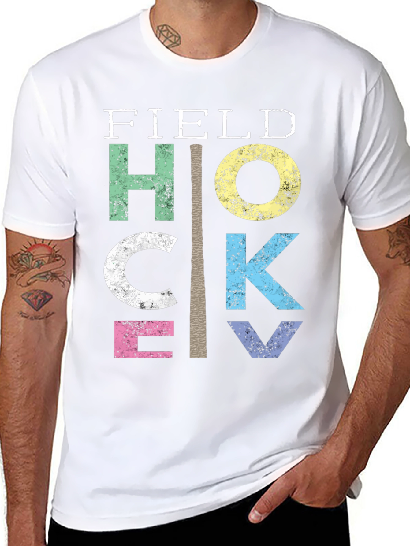 Field Hockey Graphic Tee - Unique Design