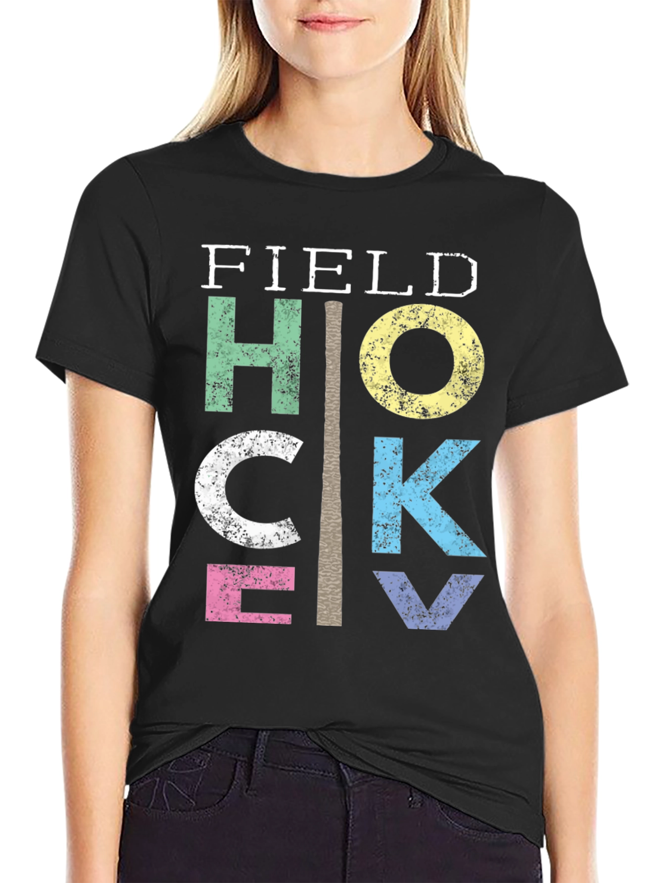 Field Hockey Graphic Tee - Unique Design