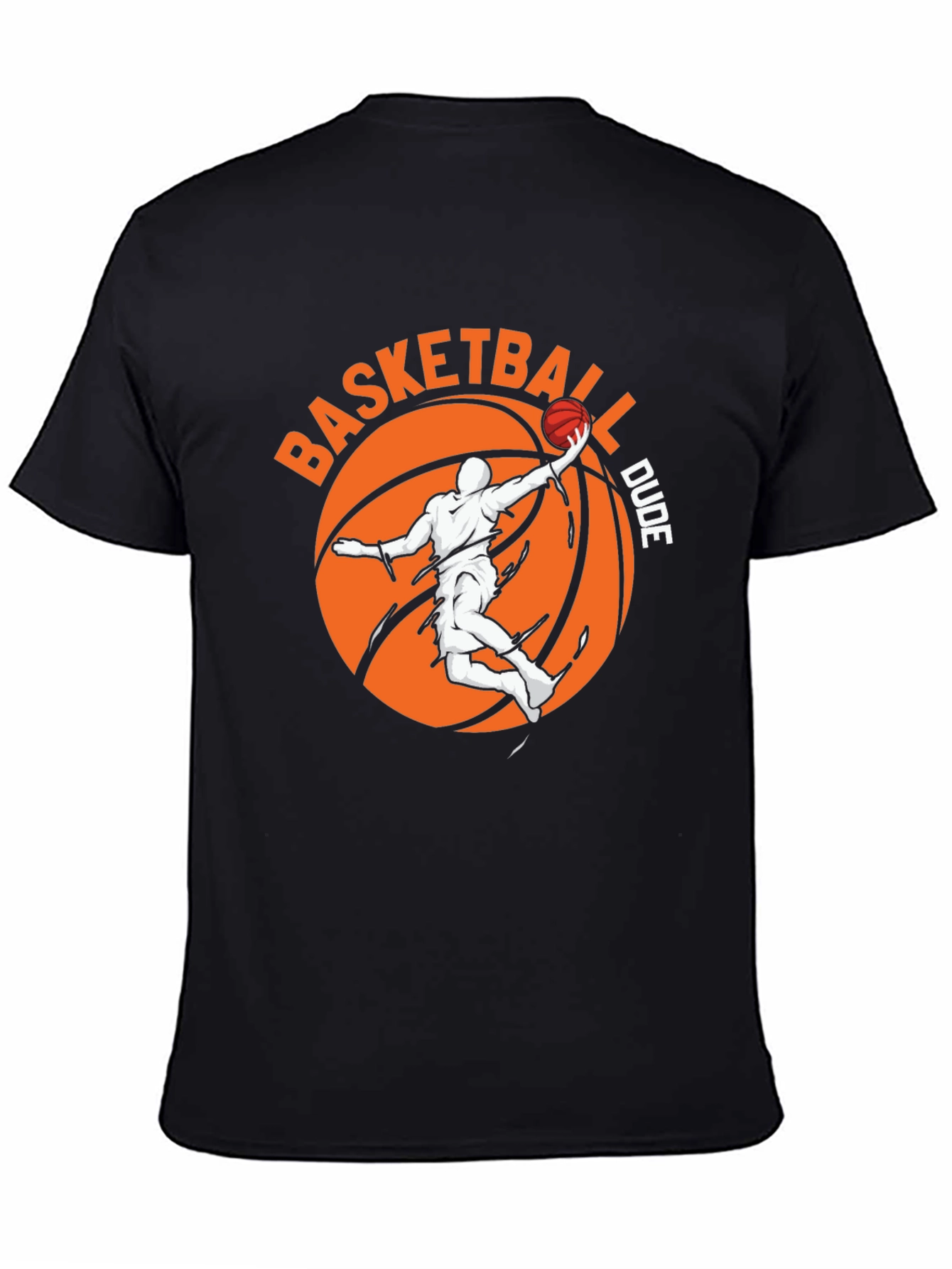Basketball Dude Graphic Tee - Black