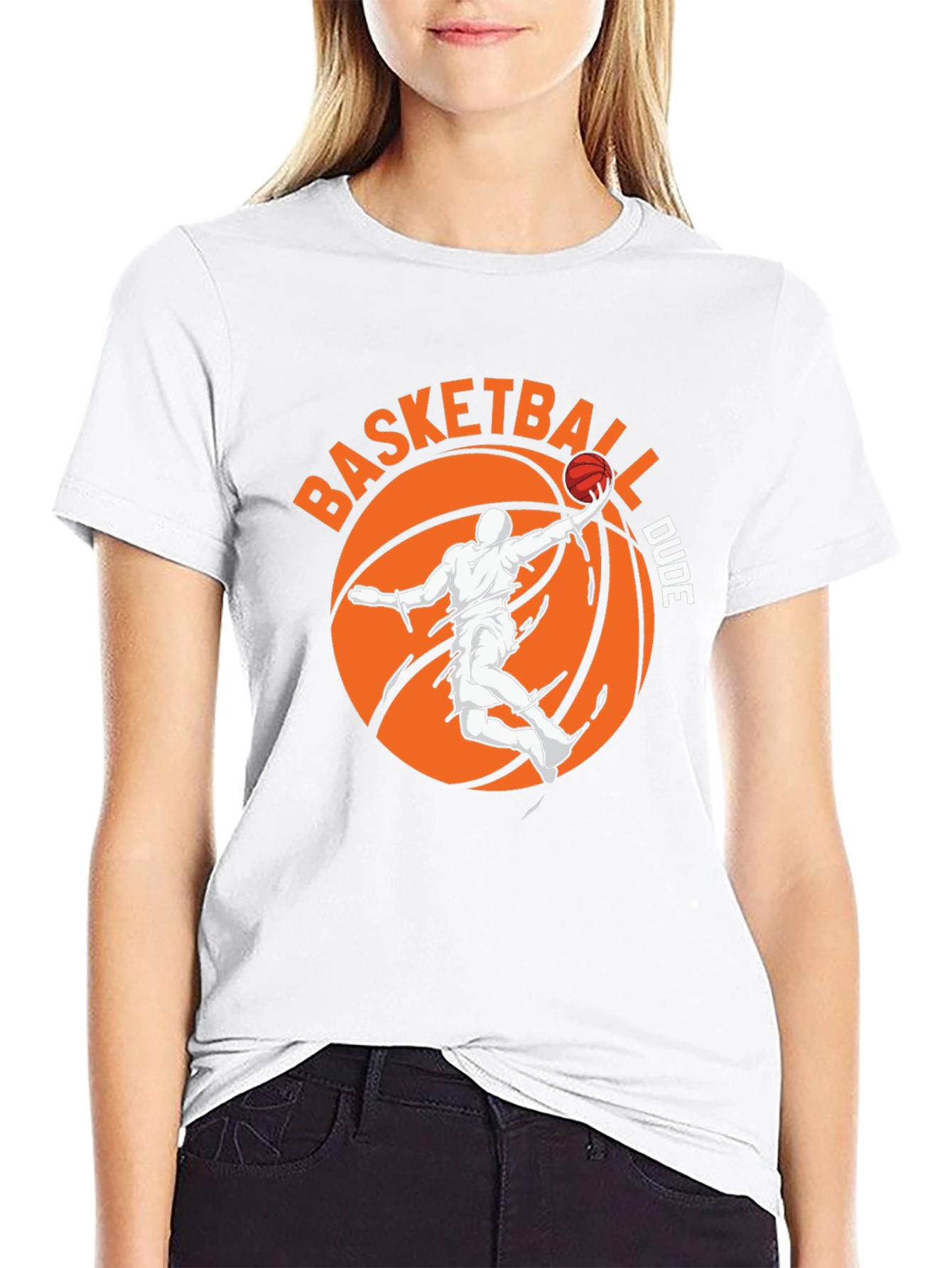 Basketball Dude Graphic Tee - Black