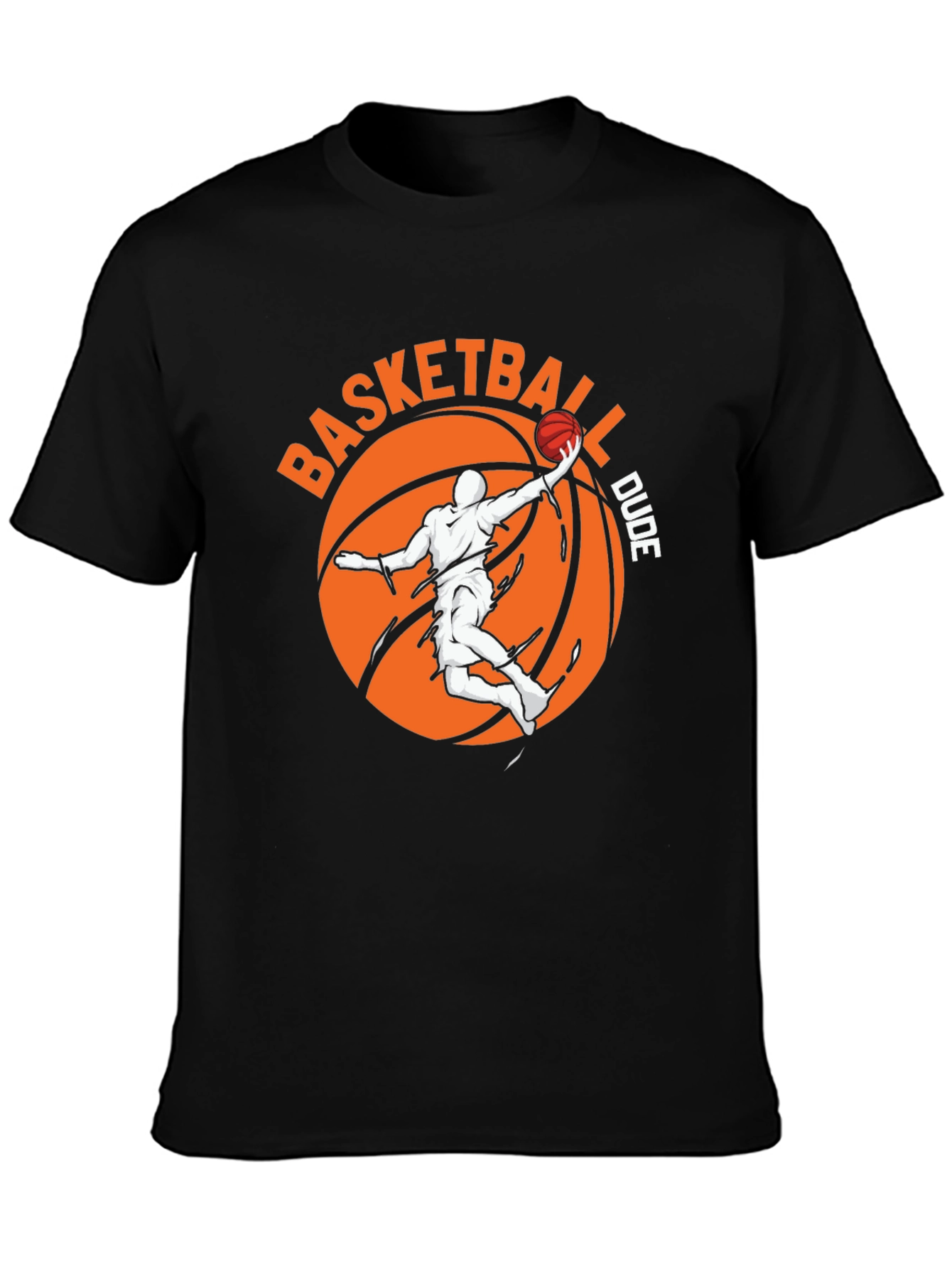Basketball Dude Graphic Tee - Black