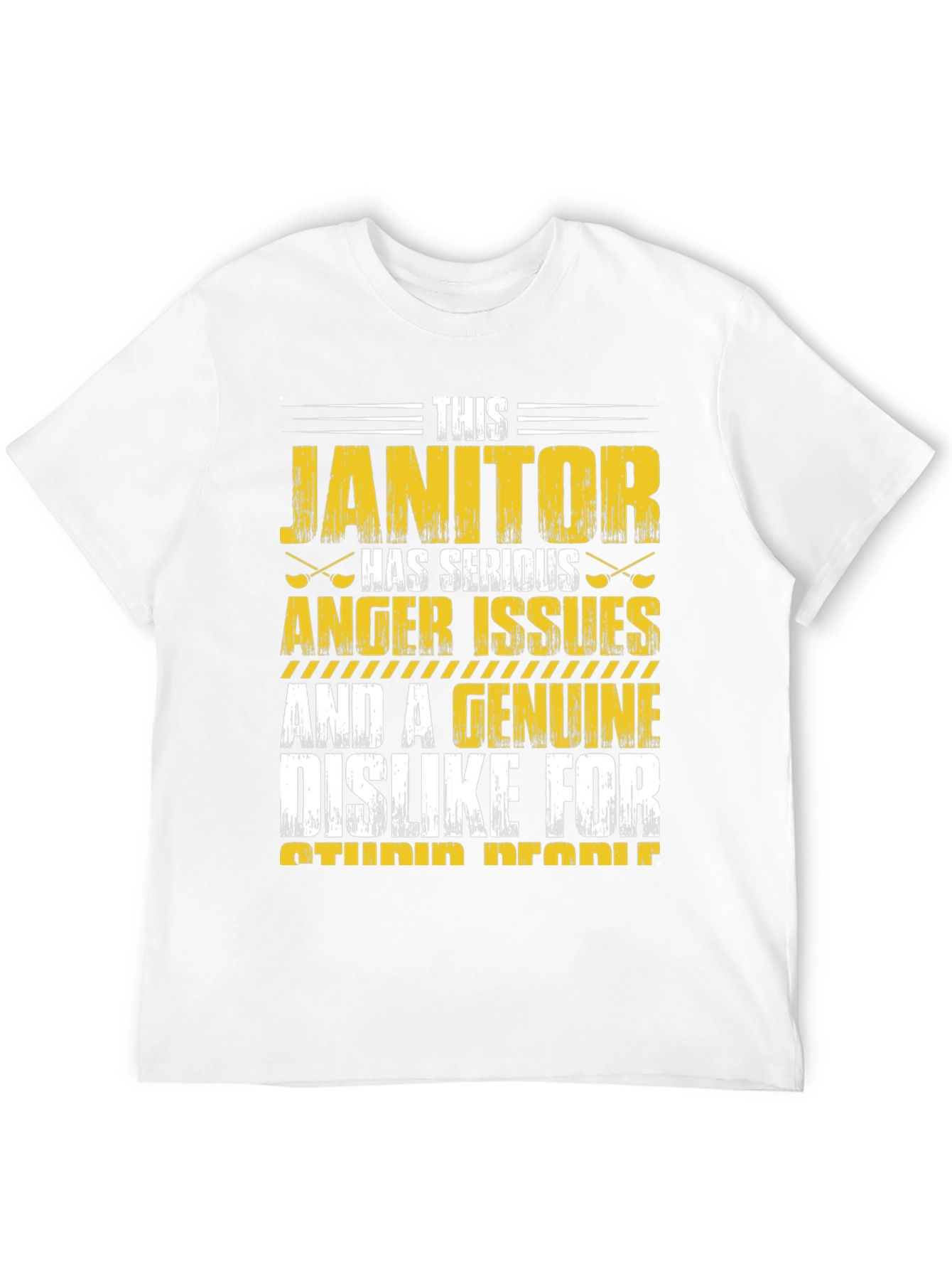 Janitor Anger Issues Graphic T-Shirt