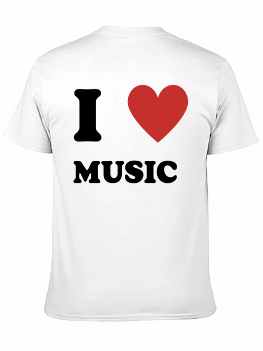 I Heart Music Graphic Tee - Soft Cotton Blend