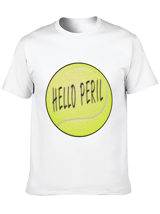 Hello Peril Tennis Ball Graphic T-Shirt