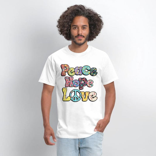 Peace Hope Love Hippie Sublimation