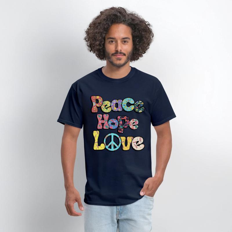 Peace Hope Love Hippie Sublimation