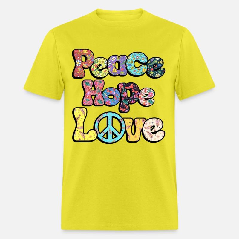 Peace Hope Love Hippie Sublimation