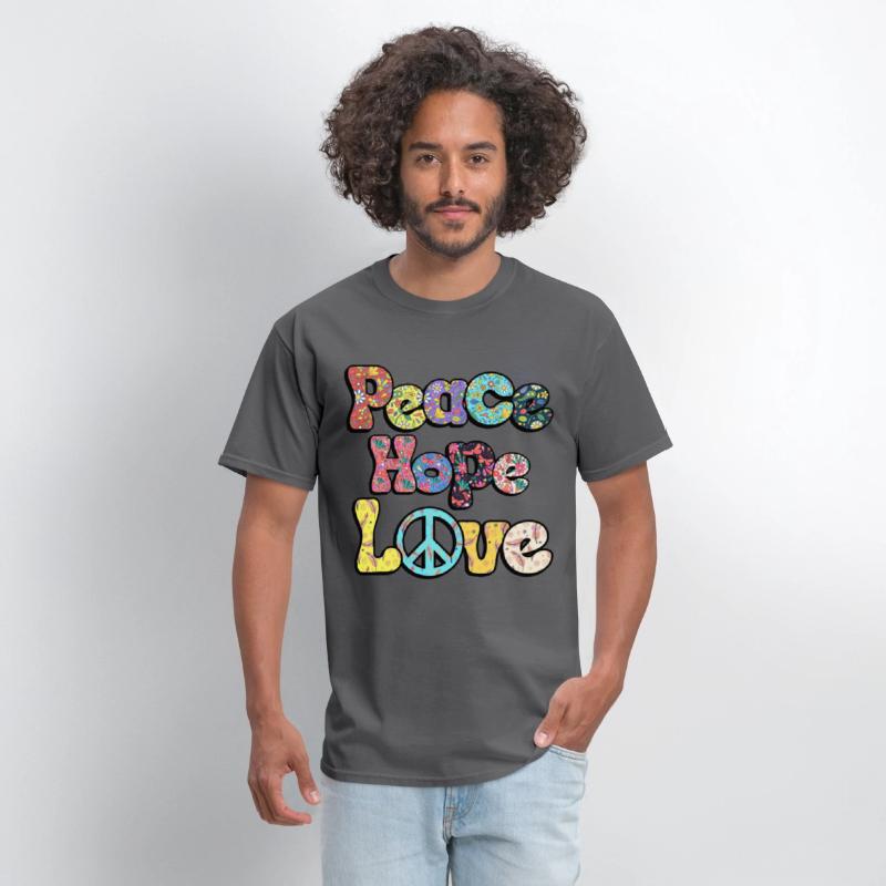 Peace Hope Love Hippie Sublimation
