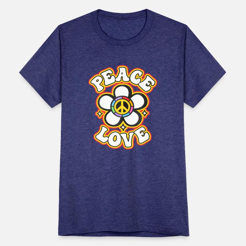 PEACE SIGN LOVE 60s 70s Tie Dye Hippie Costume