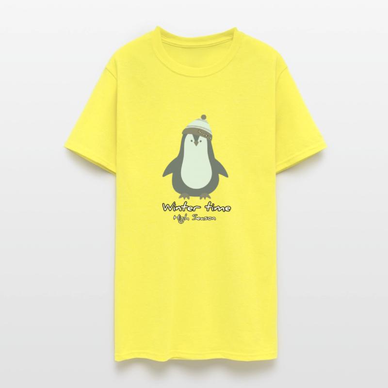 penguin fur Hat Winter time Yardside font logo