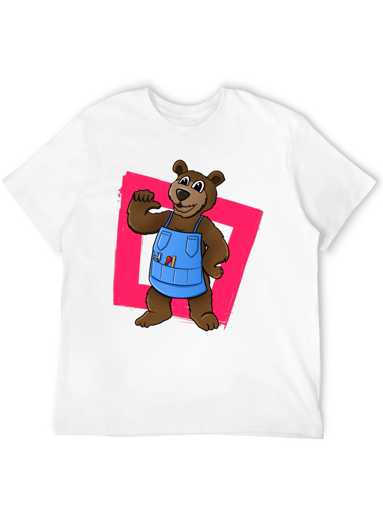 Bear Carpenter T-Shirt - Black Cotton Tee