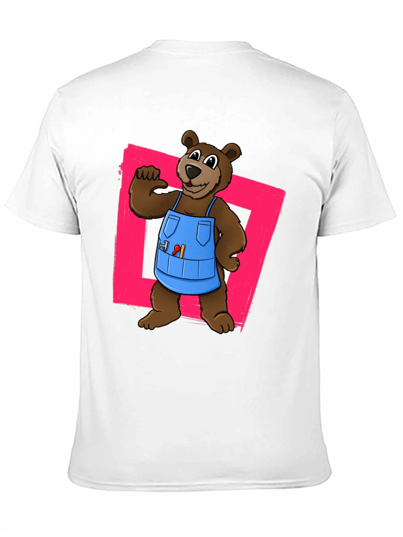 Bear Carpenter T-Shirt - Black Cotton Tee