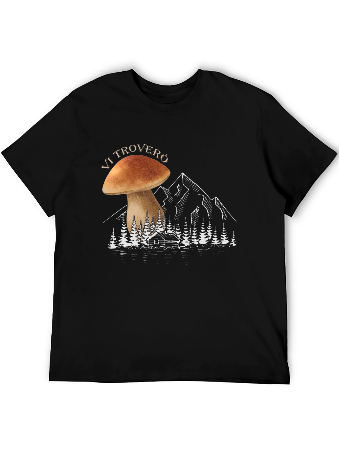 Mushroom Forest Graphic Tee - Nature Lovers Shirt
