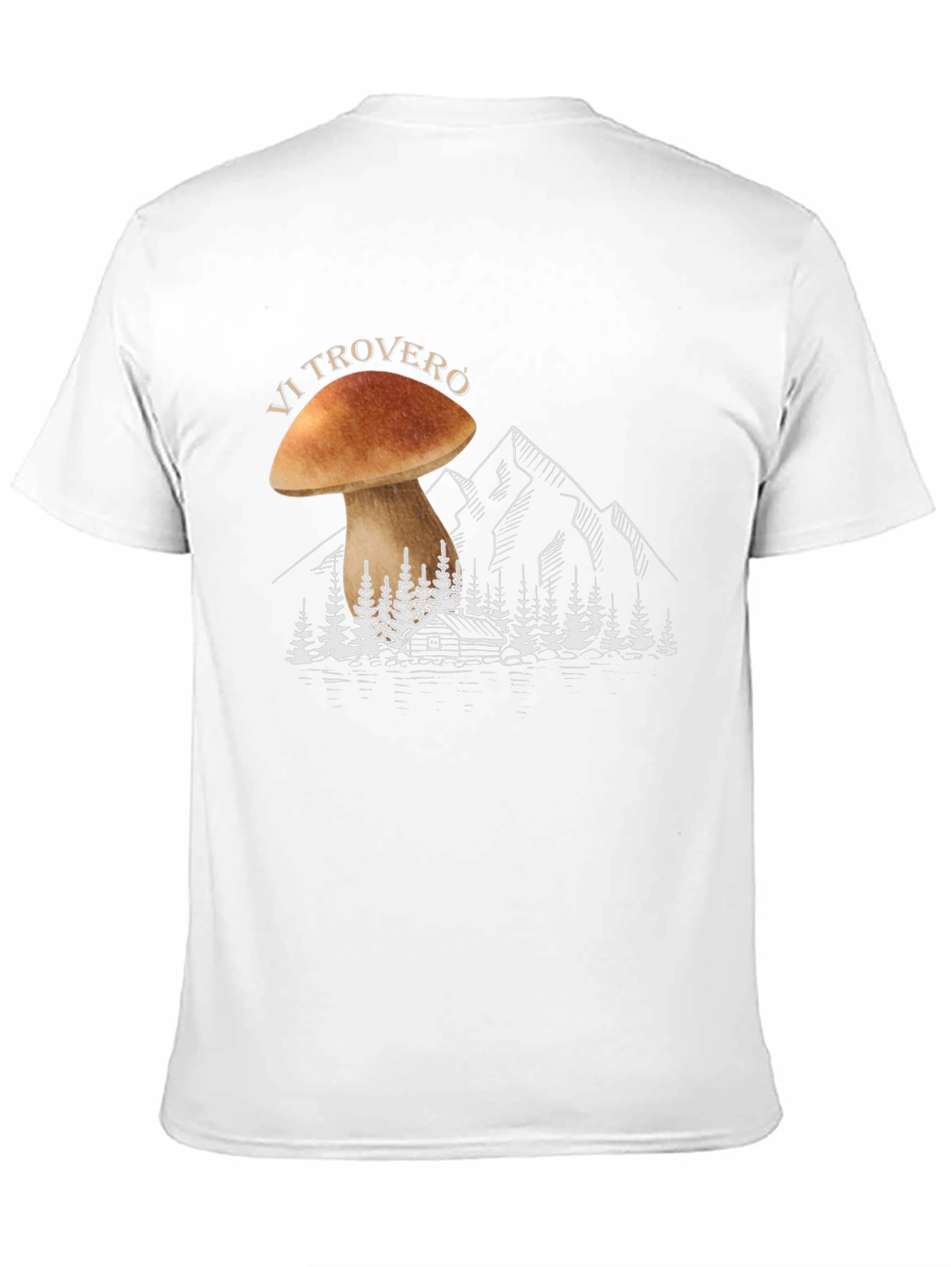 Mushroom Forest Graphic Tee - Nature Lovers Shirt