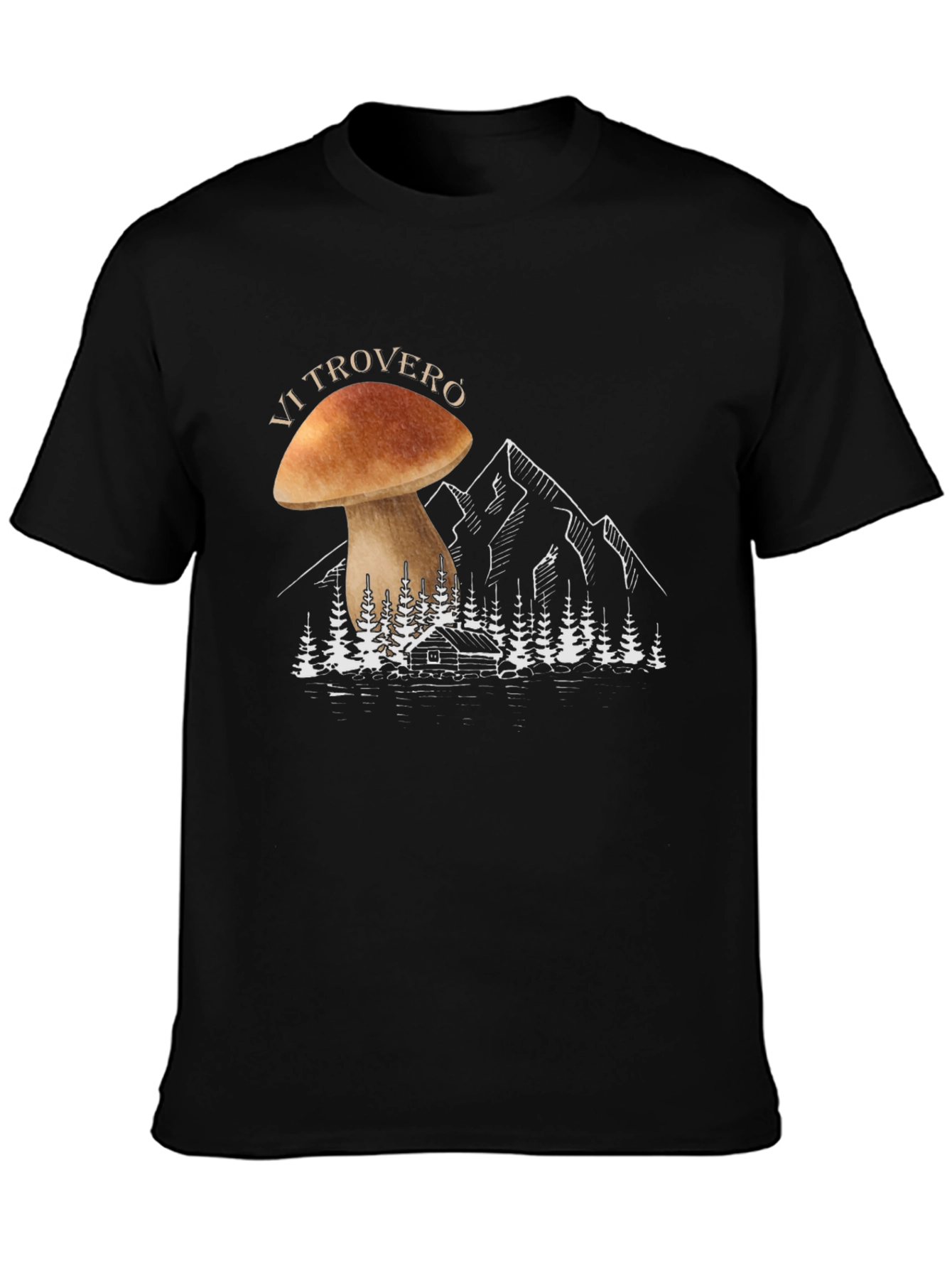 Mushroom Forest Graphic Tee - Nature Lovers Shirt