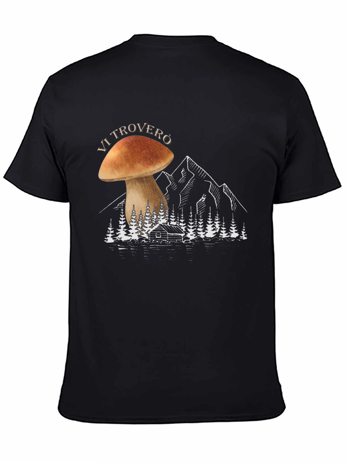 Mushroom Forest Graphic Tee - Nature Lovers Shirt