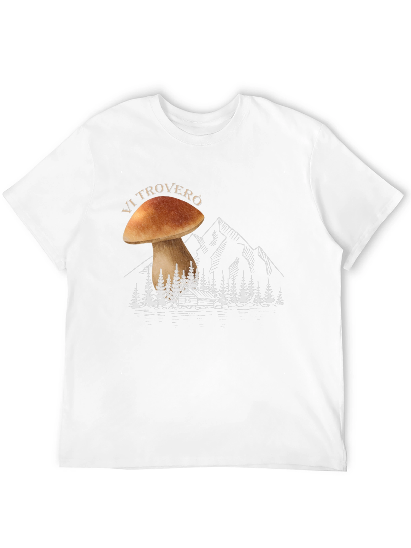 Mushroom Forest Graphic Tee - Nature Lovers Shirt