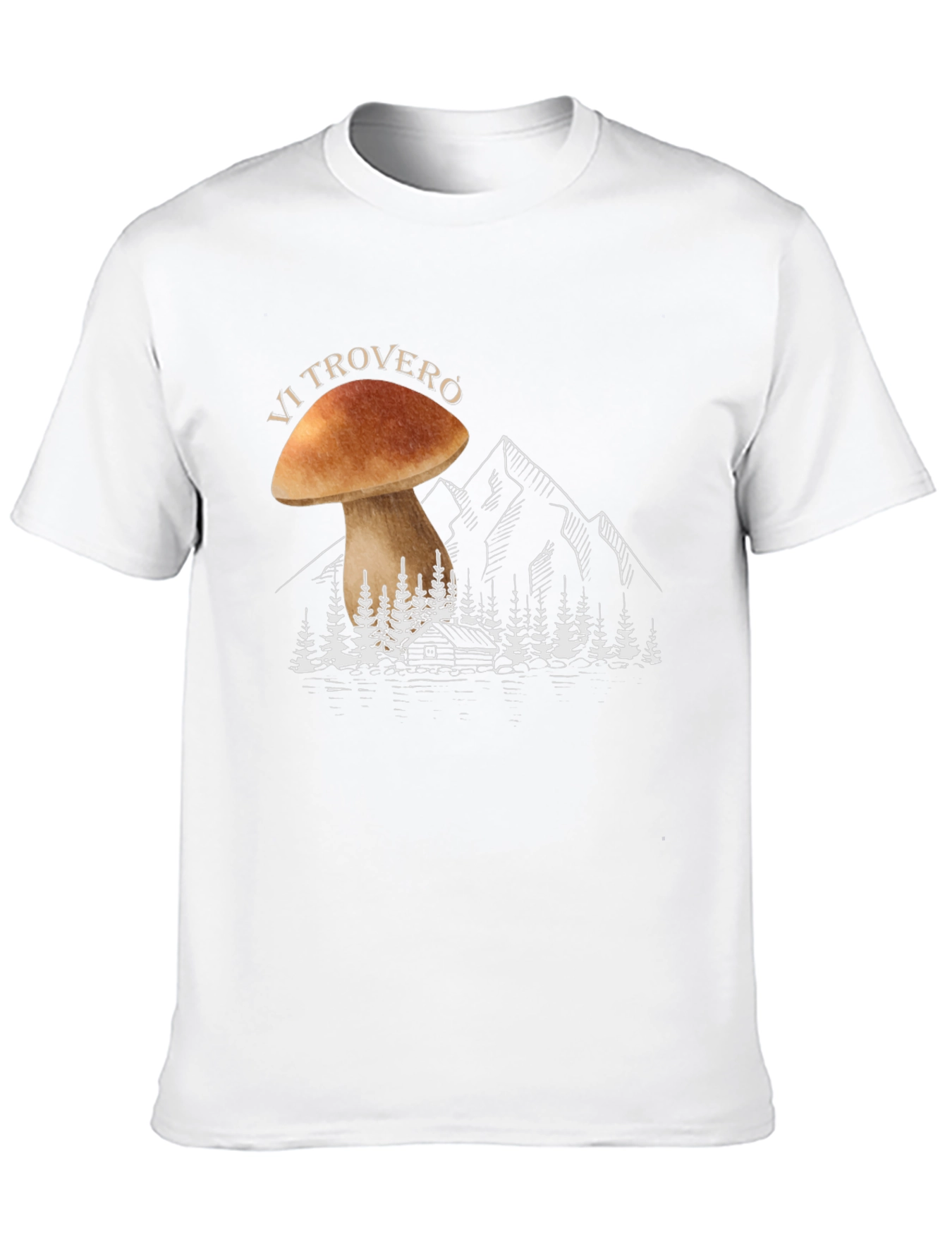 Mushroom Forest Graphic Tee - Nature Lovers Shirt
