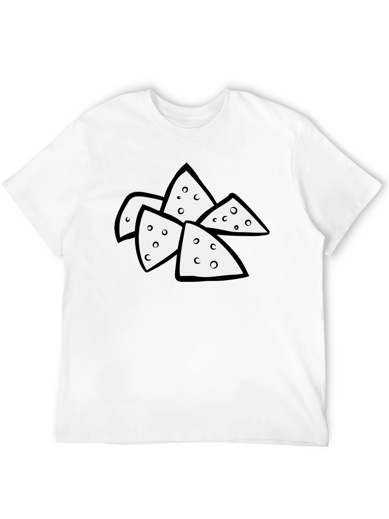 Funny Nacho Cheese Lover Black T-Shirt
