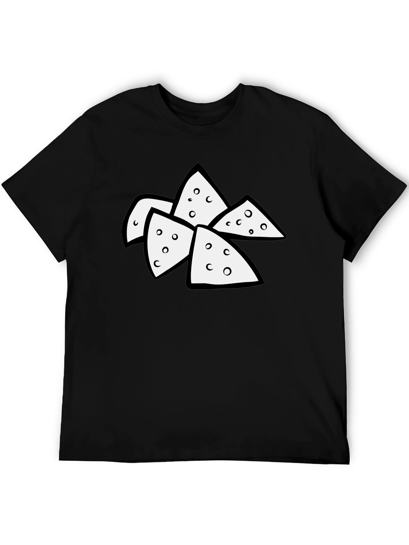 Funny Nacho Cheese Lover Black T-Shirt