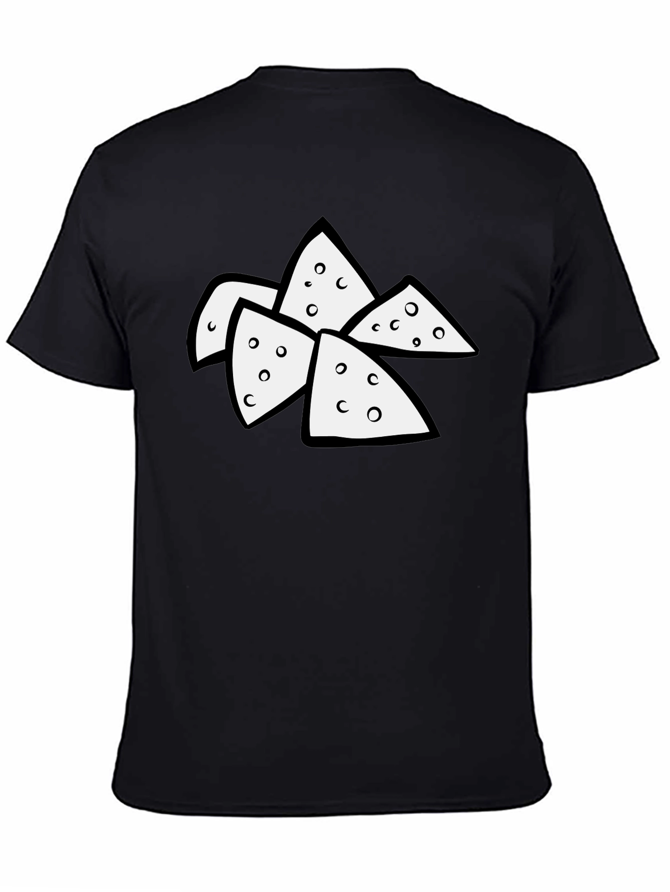 Funny Nacho Cheese Lover Black T-Shirt