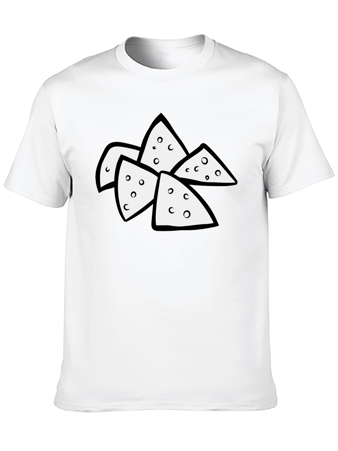 Funny Nacho Cheese Lover Black T-Shirt