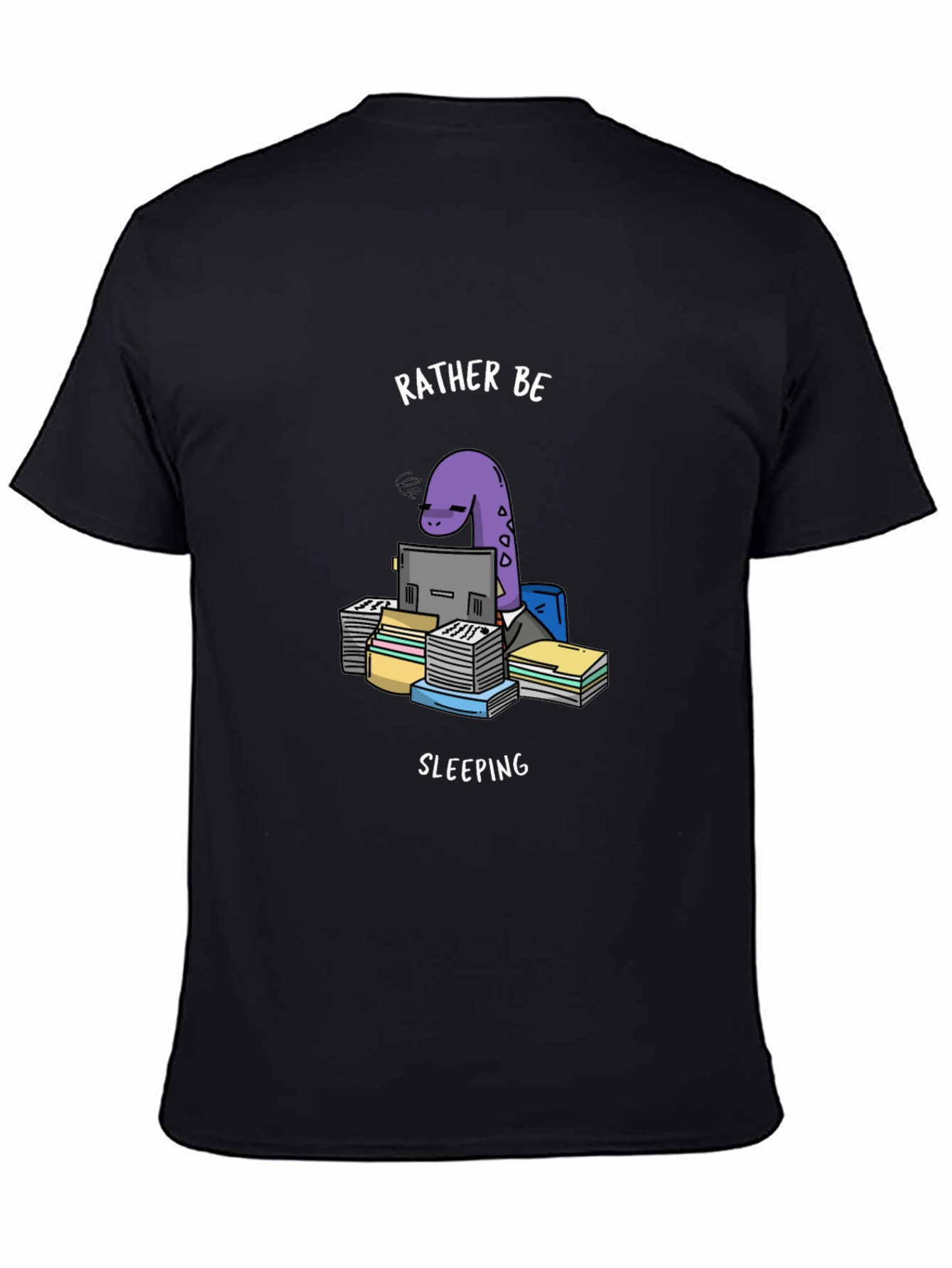 Rather Be Sleeping Dinosaur T-Shirt