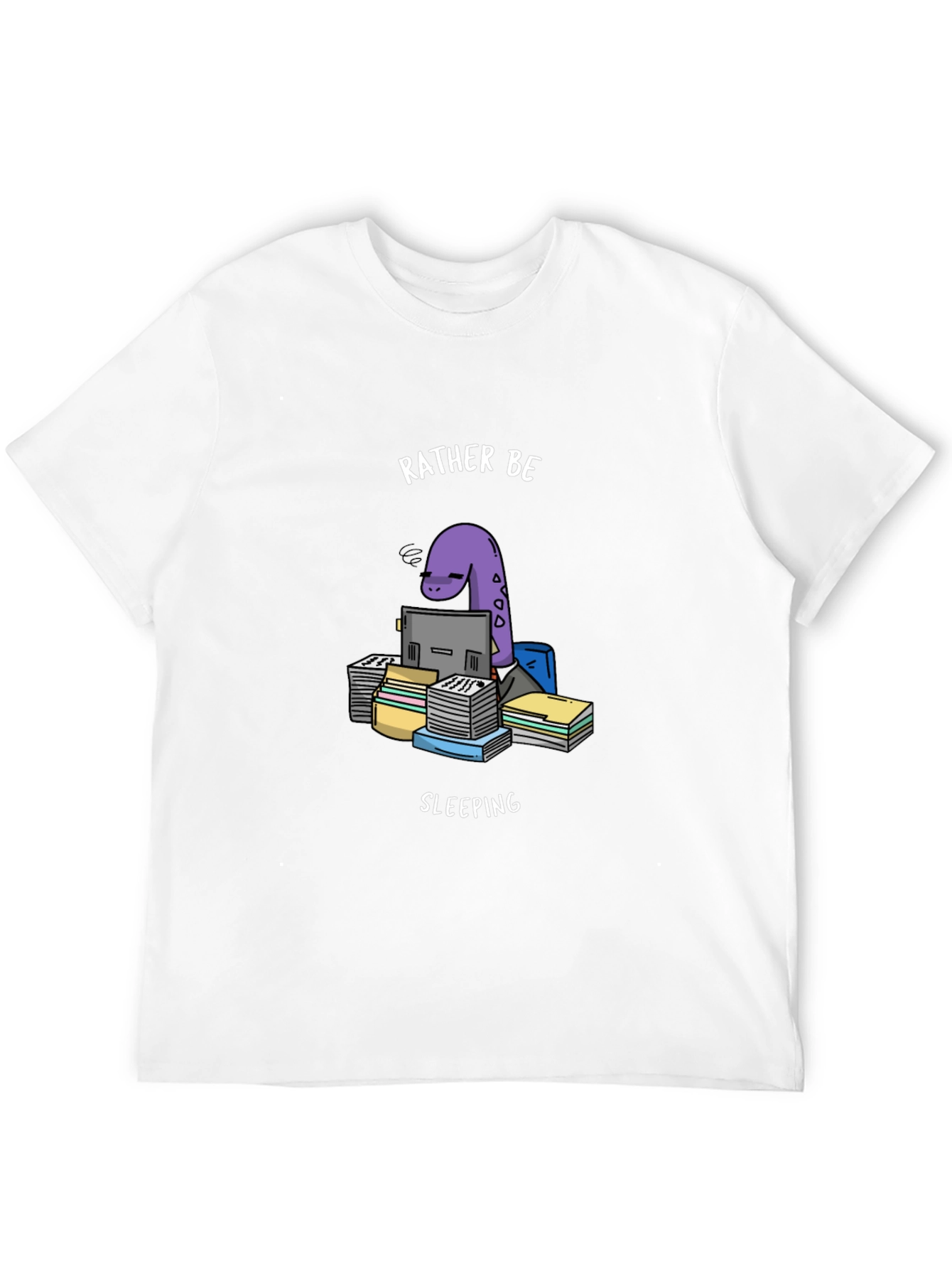 Rather Be Sleeping Dinosaur T-Shirt