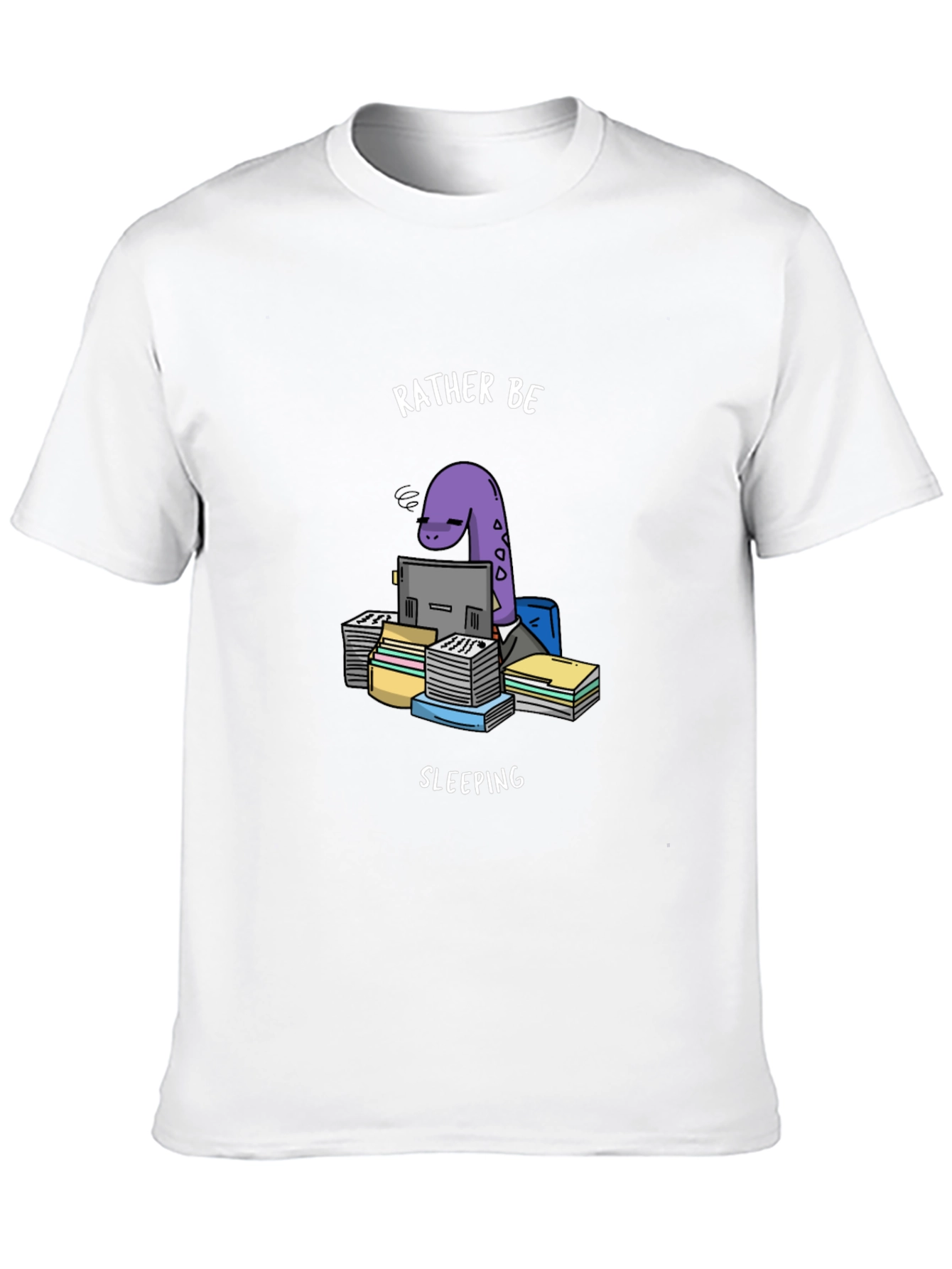 Rather Be Sleeping Dinosaur T-Shirt