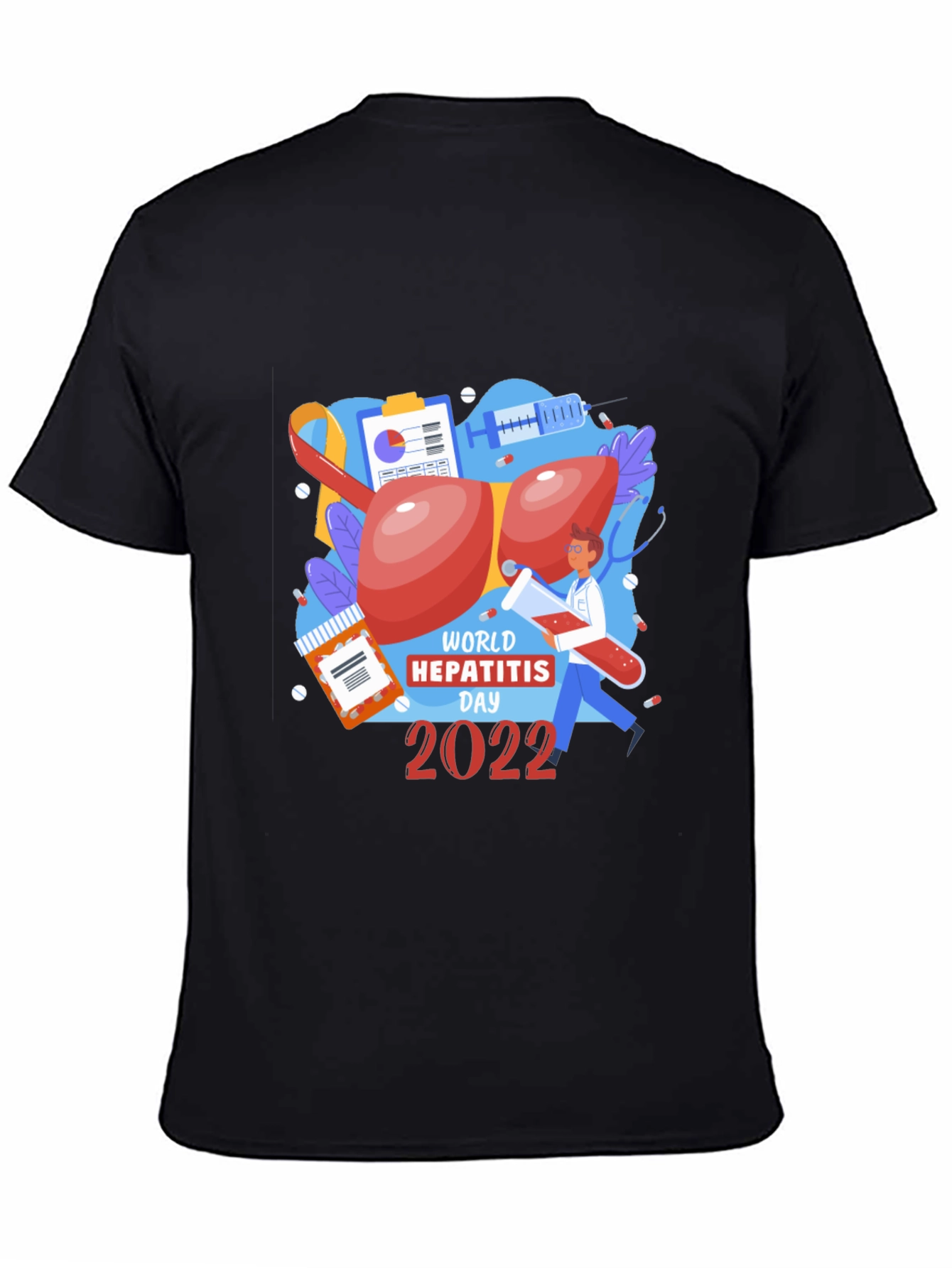 World Hepatitis Day 2022 Graphic T-Shirt