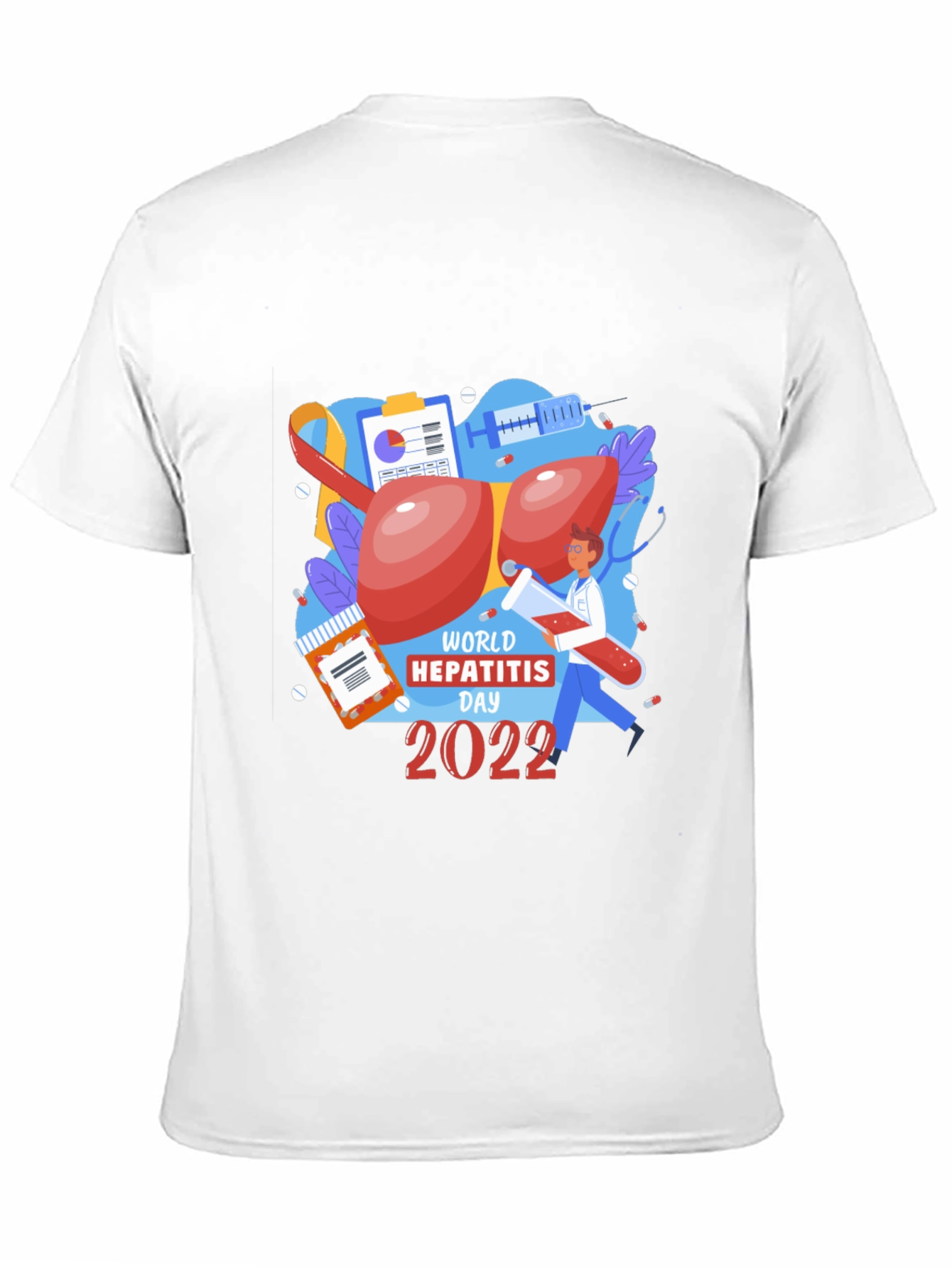 World Hepatitis Day 2022 Graphic T-Shirt