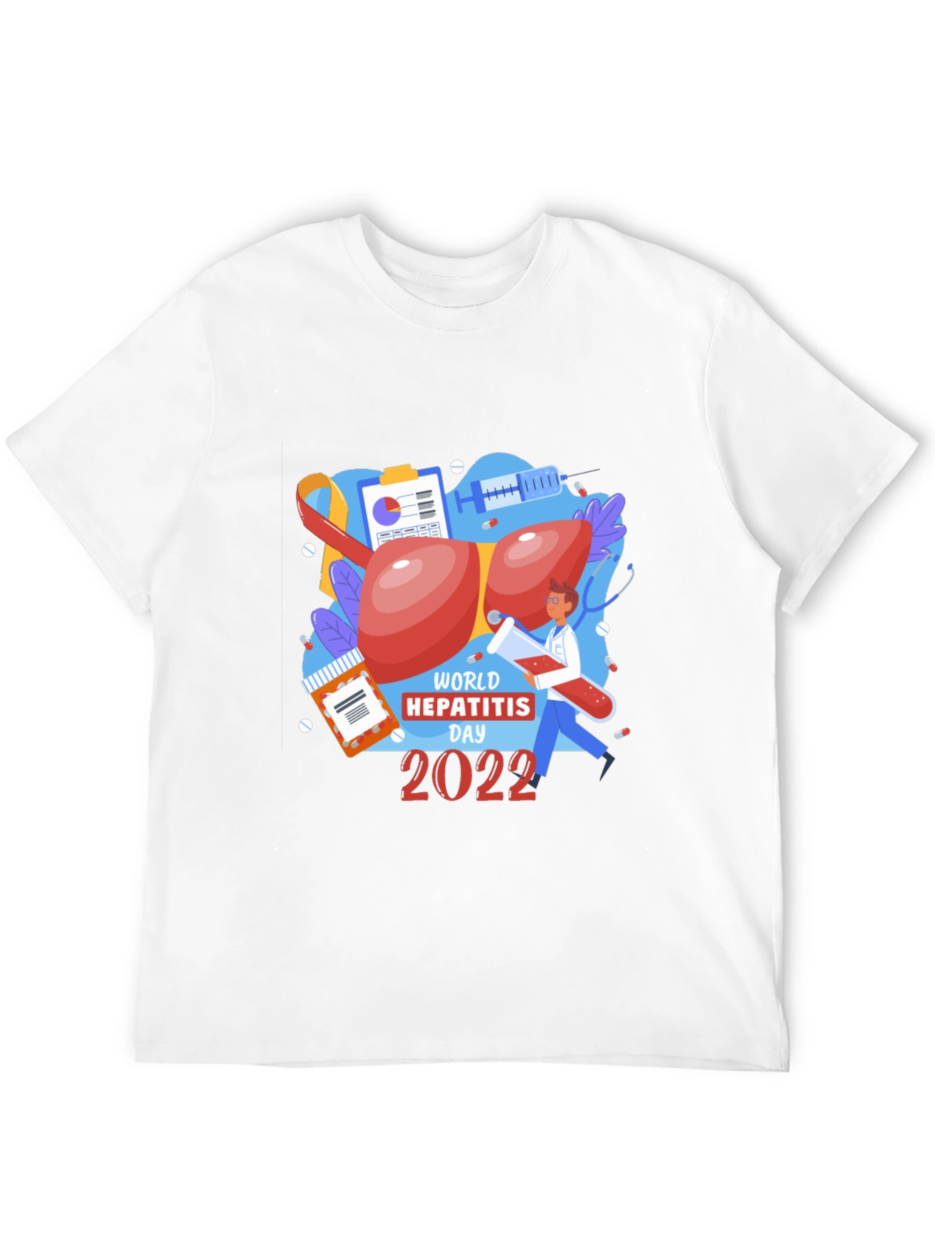 World Hepatitis Day 2022 Graphic T-Shirt