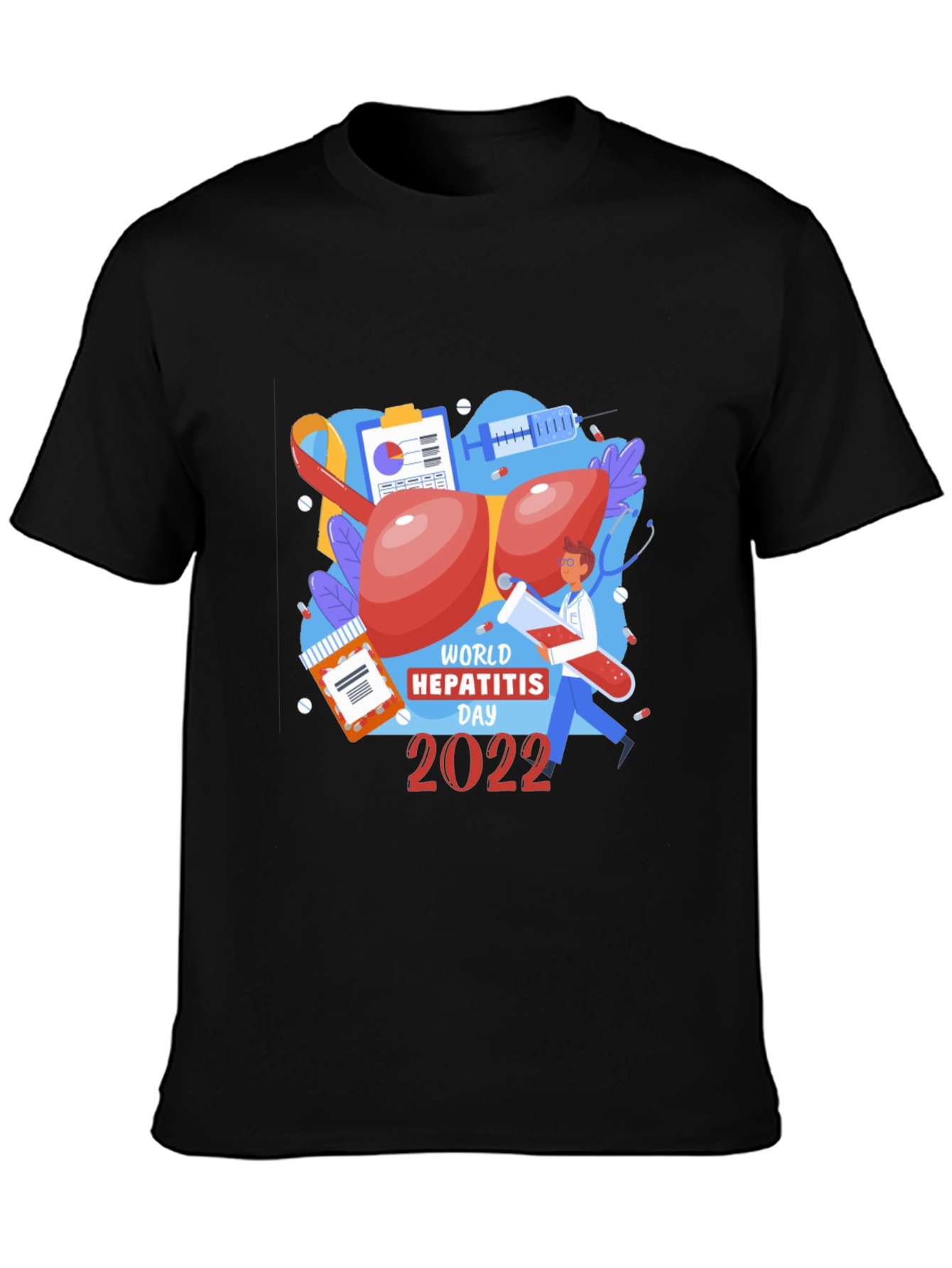 World Hepatitis Day 2022 Graphic T-Shirt