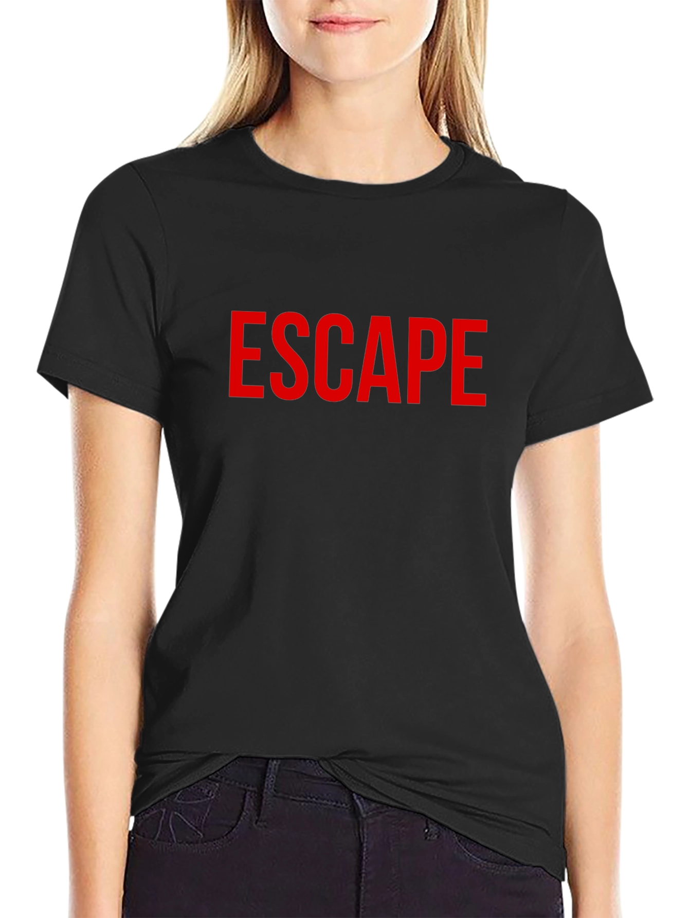 Escape T-Shirt - Bold Red Graphic Tee
