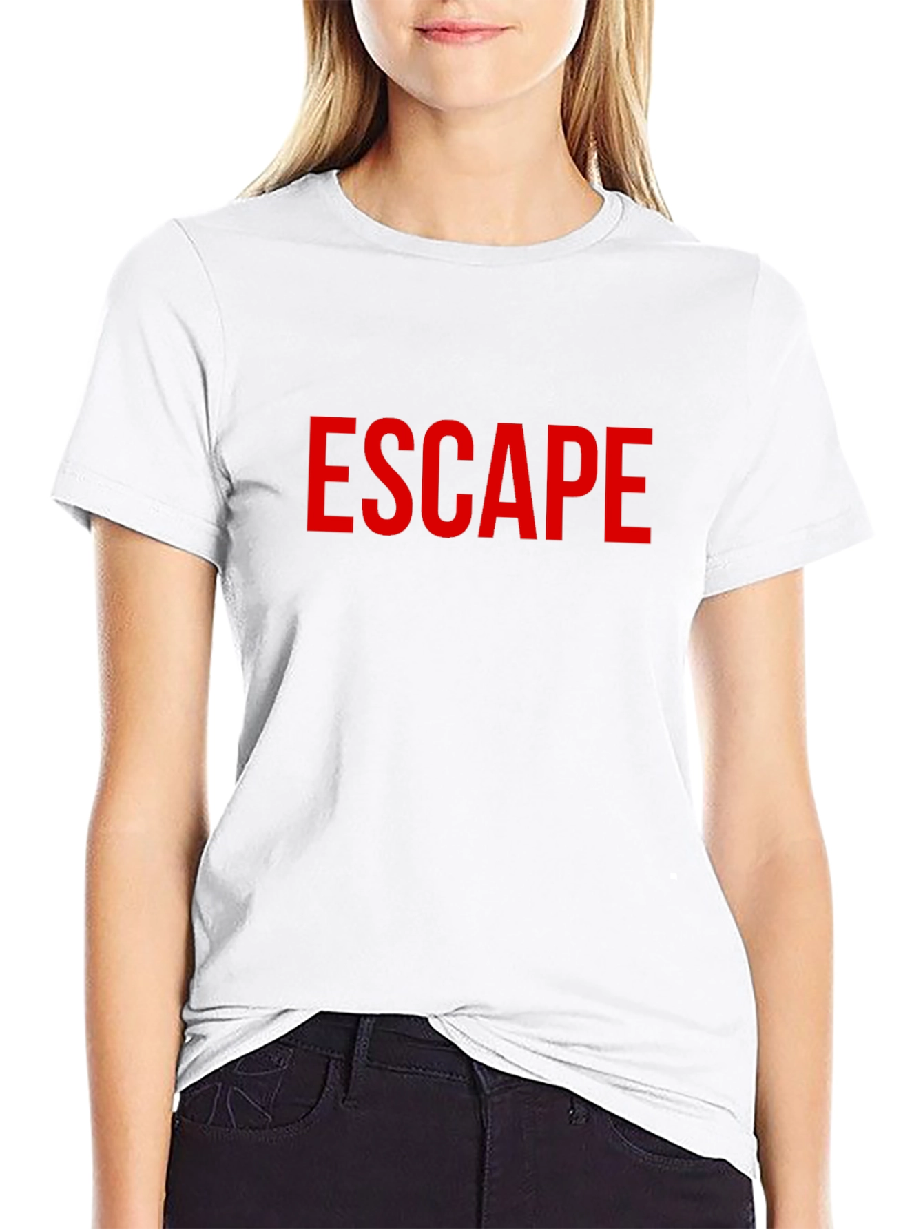Escape T-Shirt - Bold Red Graphic Tee