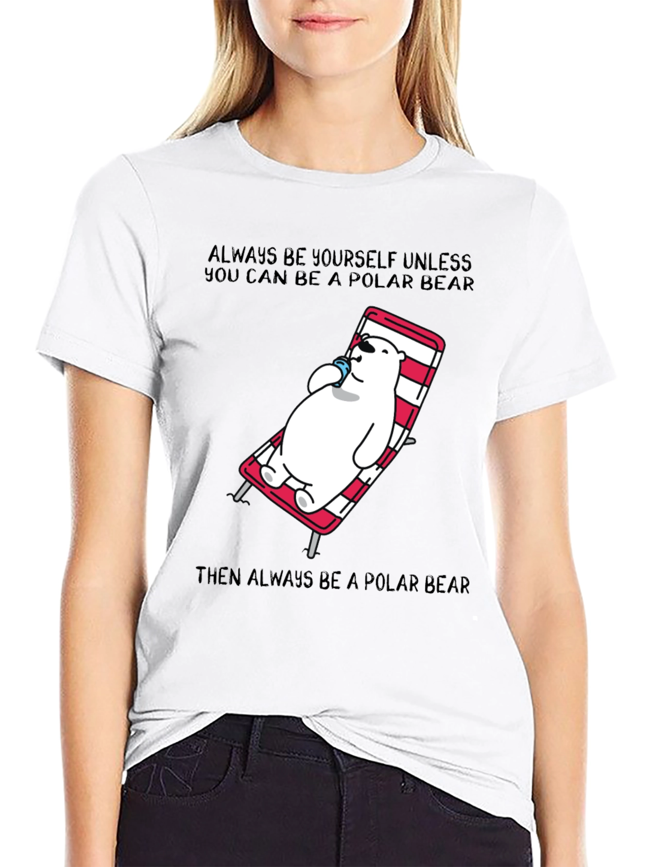 Polar Bear T-Shirt: Always Be Yourself