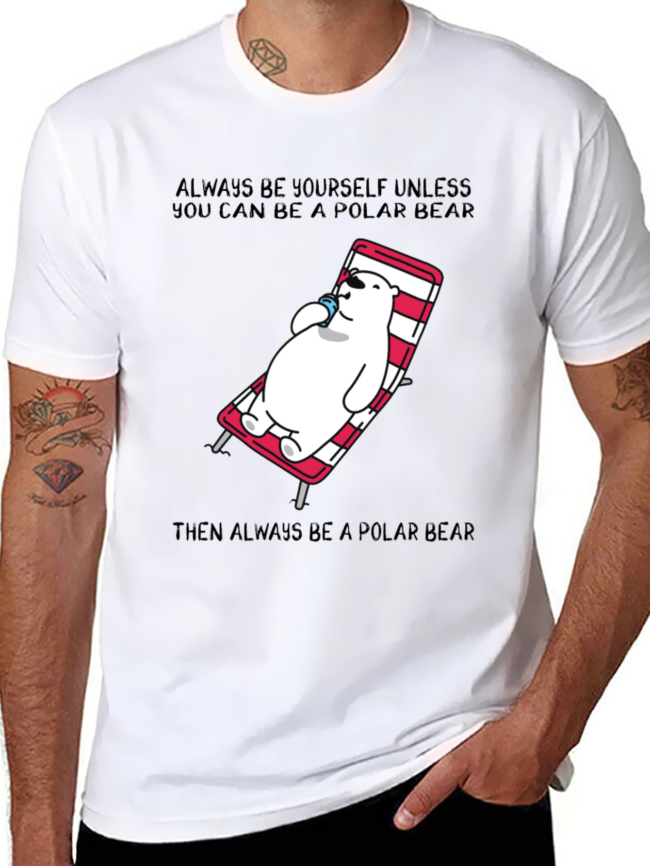 Polar Bear T-Shirt: Always Be Yourself
