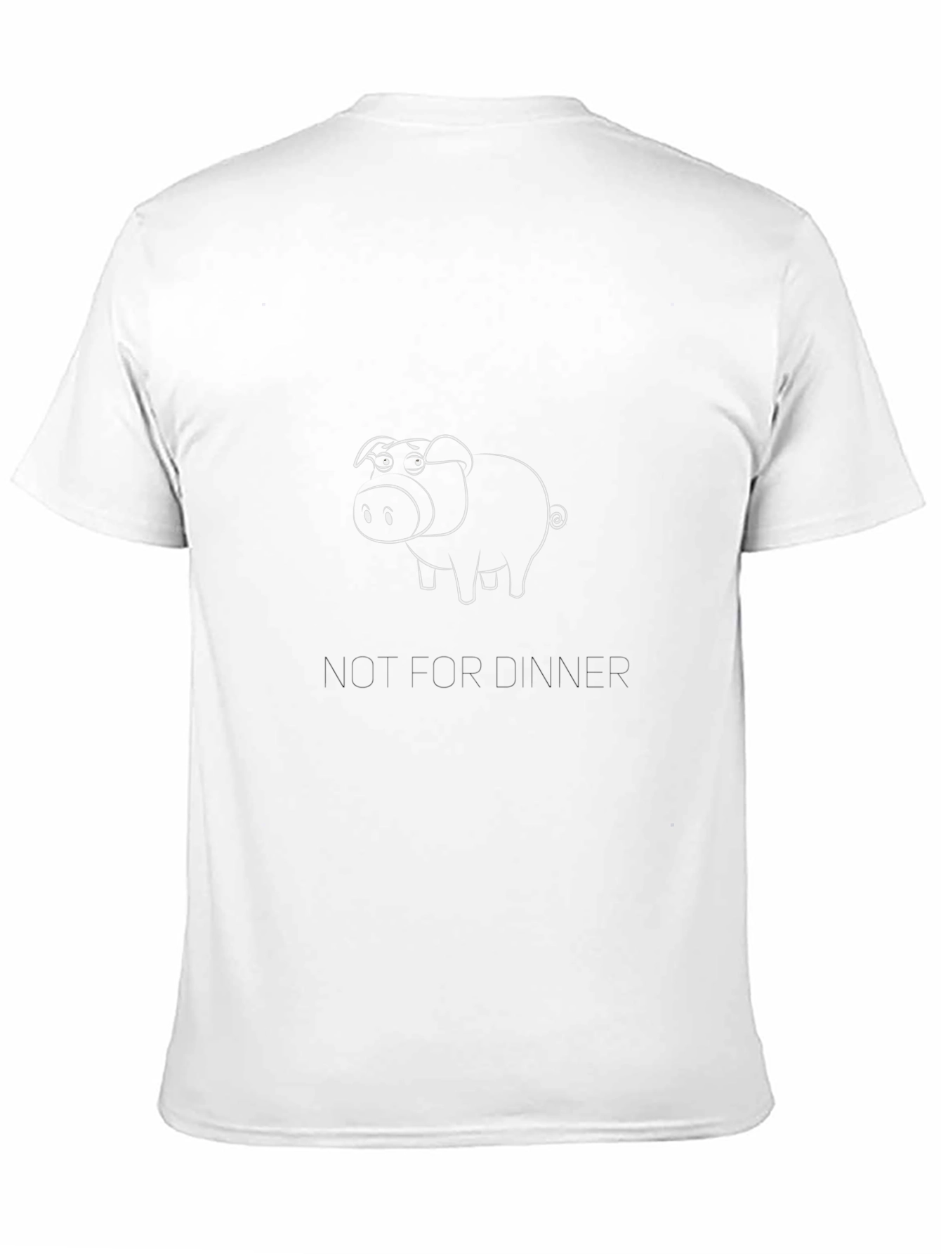 Black Pig Graphic Tee - Not For Dinner