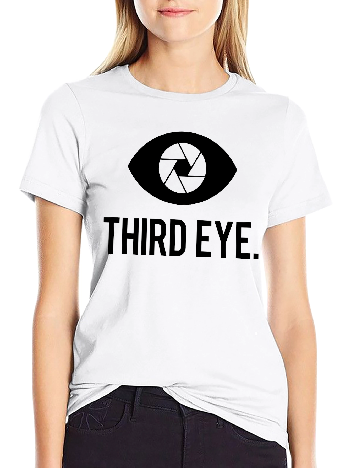 Third Eye Graphic Tee - Mens Black Cotton T-Shirt