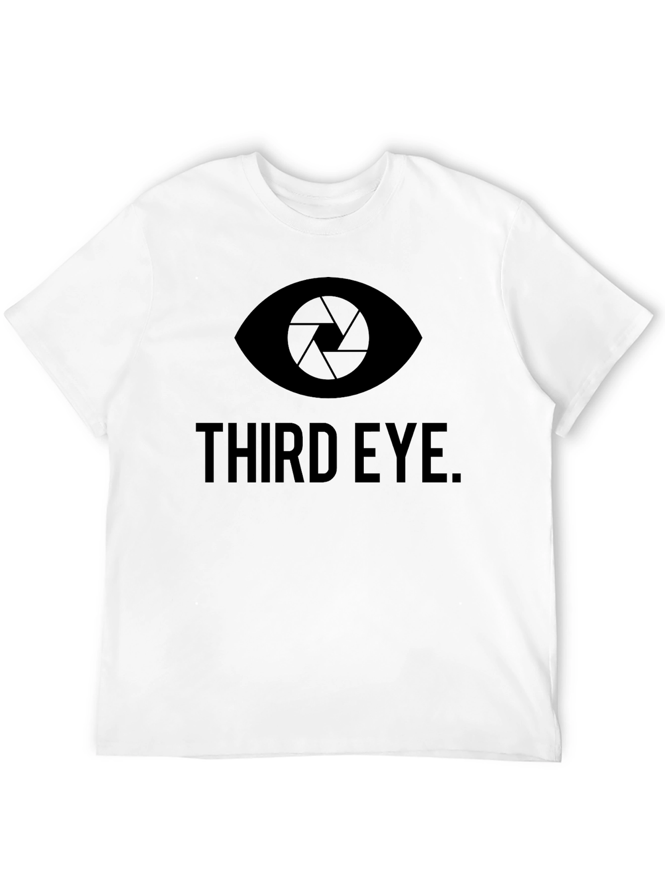 Third Eye Graphic Tee - Mens Black Cotton T-Shirt