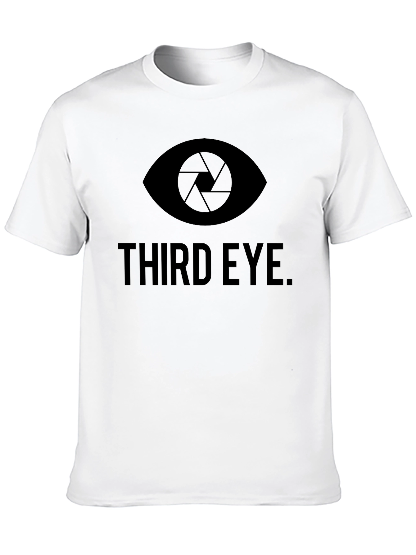 Third Eye Graphic Tee - Mens Black Cotton T-Shirt