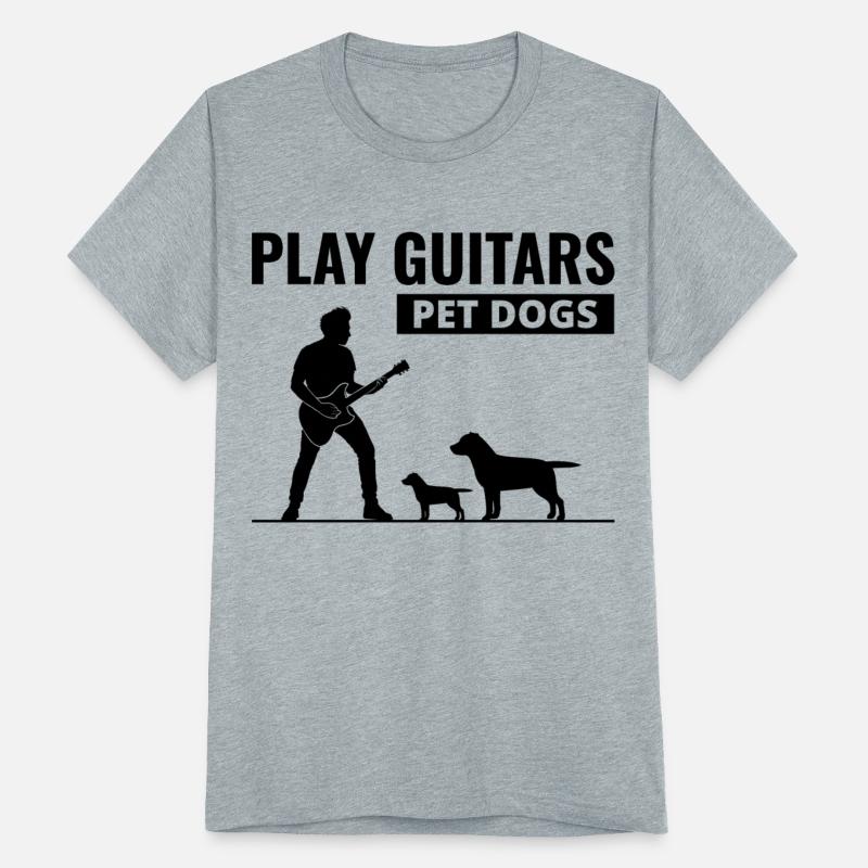 Play Guitars Pet Dogs Music Musician Bassist Funny