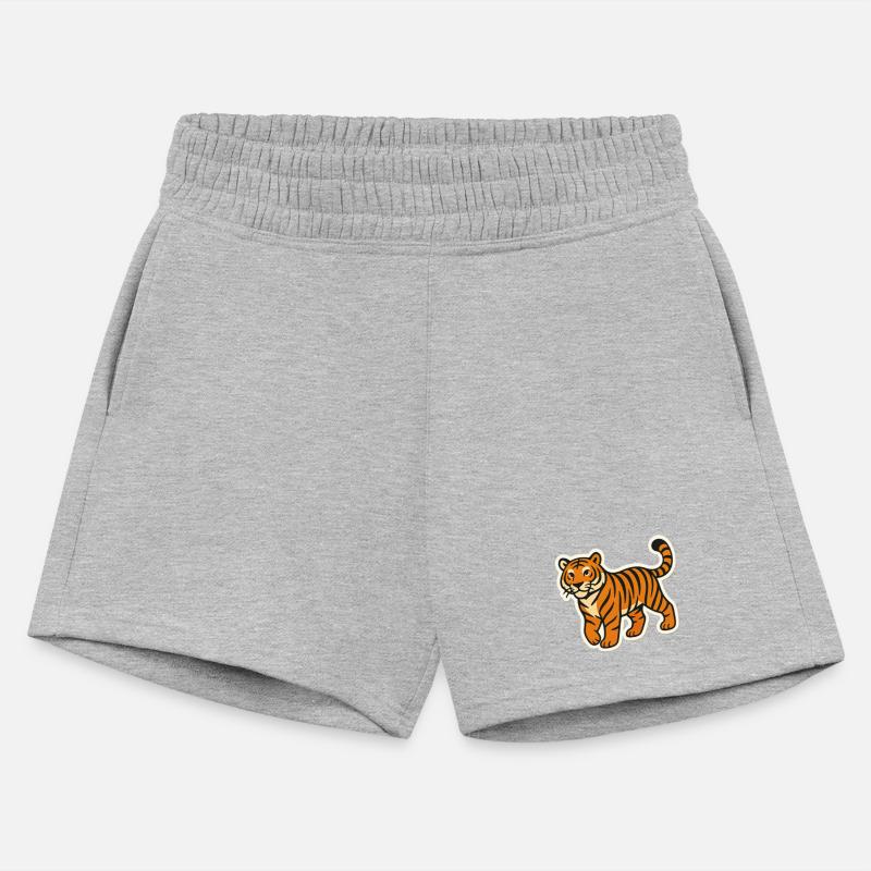 Playful Tiger Mascot Sticker