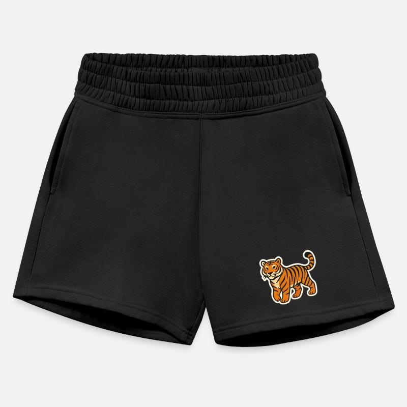 Playful Tiger Mascot Sticker