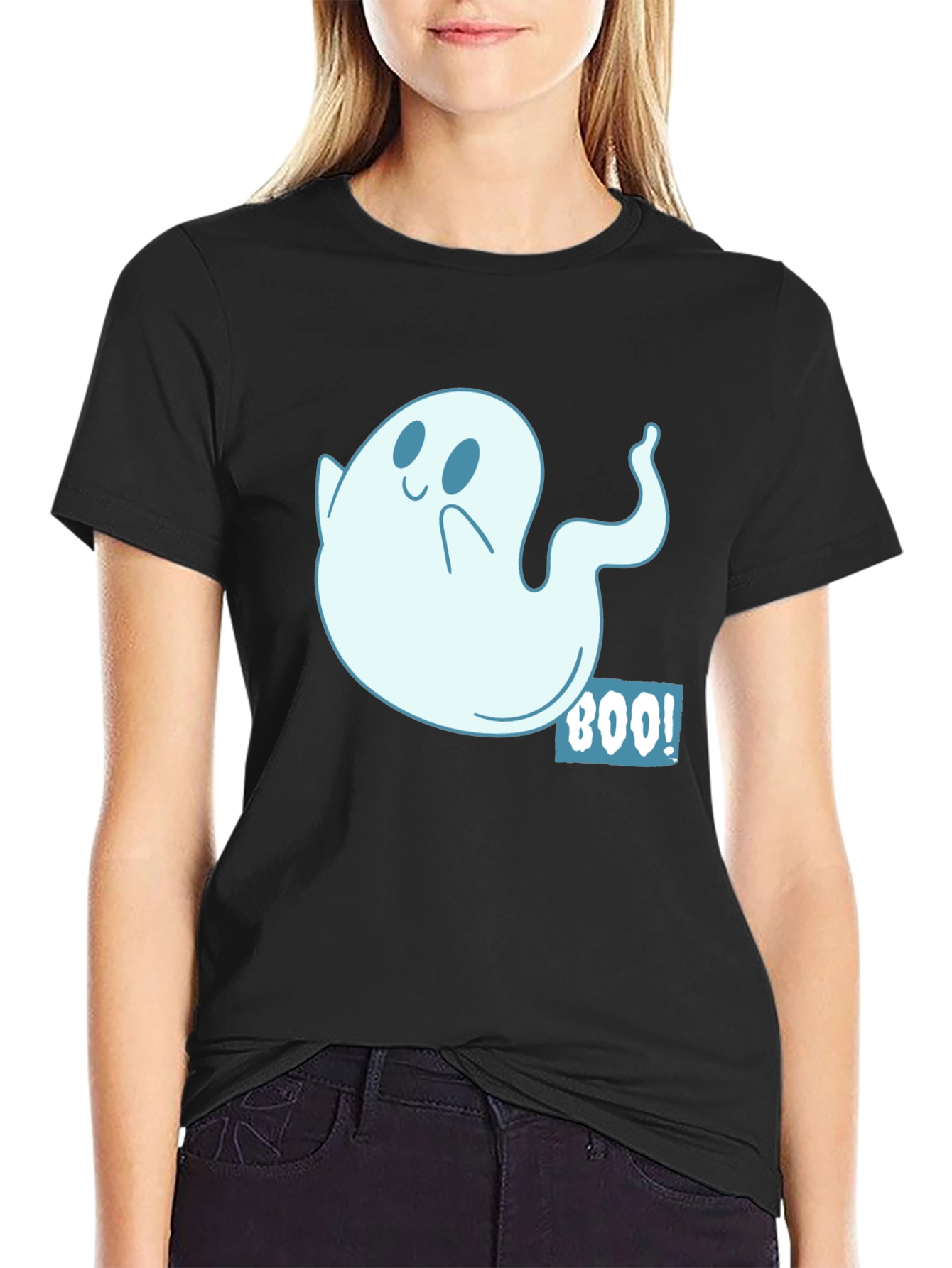 Spooky Cute Ghost Boo T-Shirt