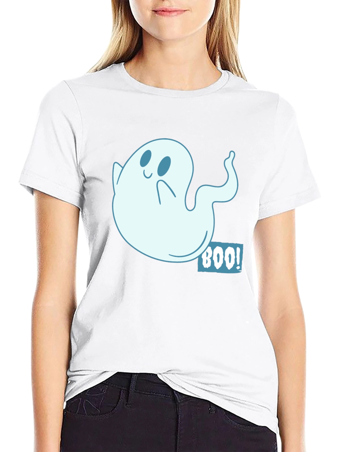 Spooky Cute Ghost Boo T-Shirt