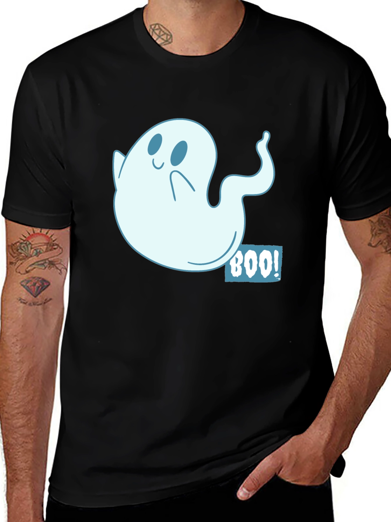 Spooky Cute Ghost Boo T-Shirt