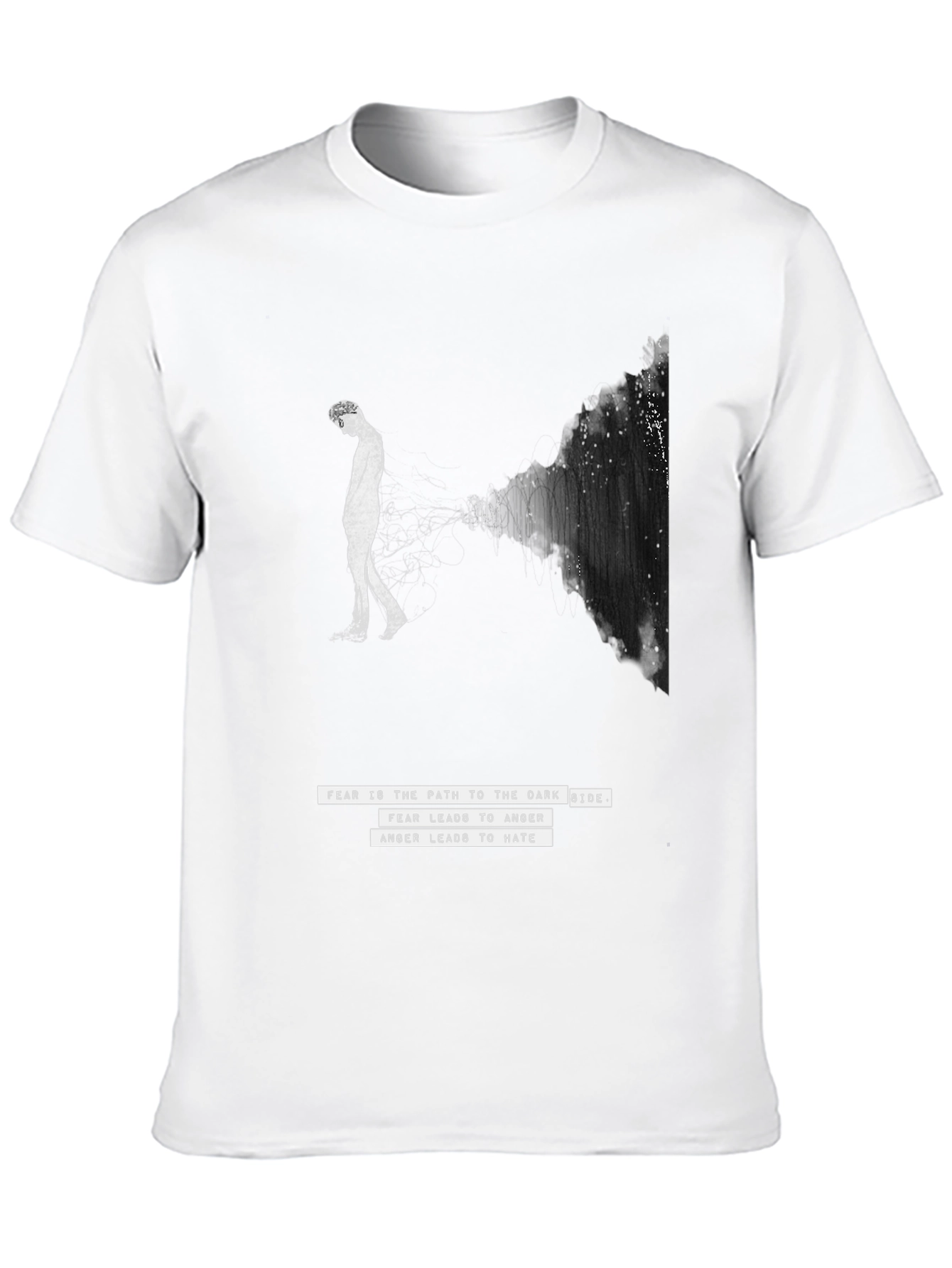 Dark Side T-Shirt - Fear Quote Graphic Tee