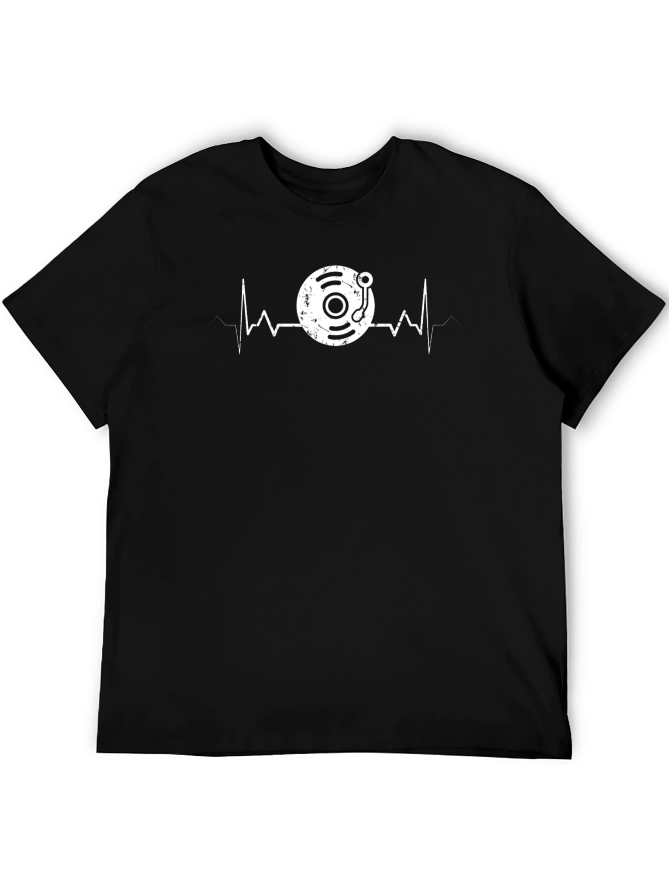 DJ Heartbeat Black T-Shirt